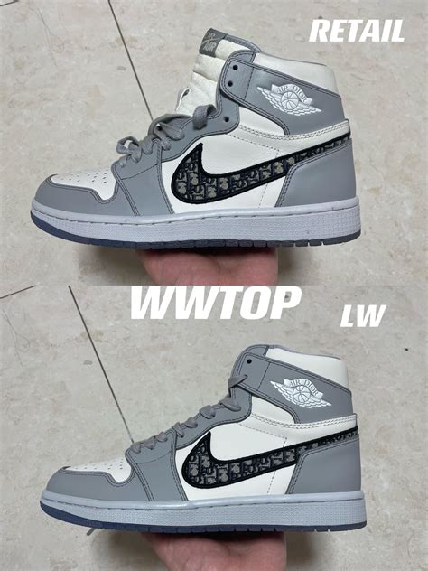 aj1 dior retail